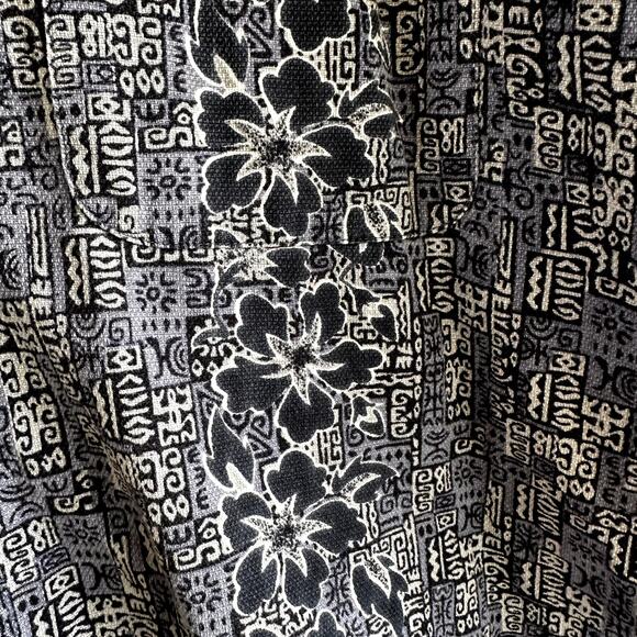 Northcrest Hawaiian Shirt Button Down Short Sleeve Collared 100% Cotton Blue XL - Picture 2 of 5